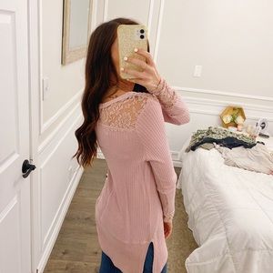 Pink sweater